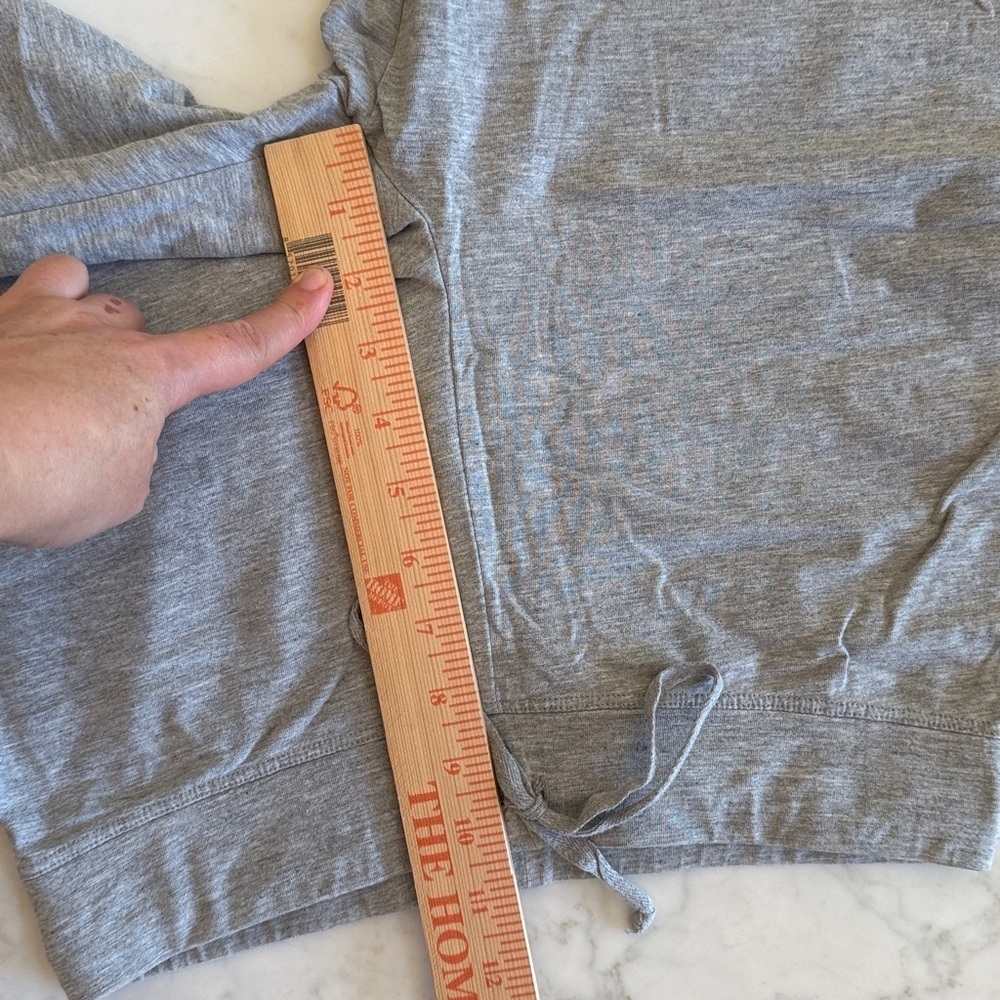 Chico’s Spa Capri Pants Women Size 0 Gray Pull On Stretch Lounge Casual - Picture 3 of 5